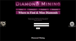 Desktop Screenshot of diamond-mining.com
